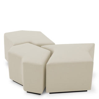Stool Filbert rêve cream set of 3