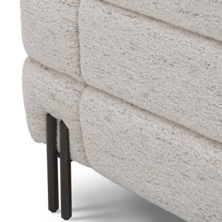 Chair York seashell off-white bronze finish