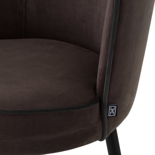 Bar Stool Grenada savona grey velvet