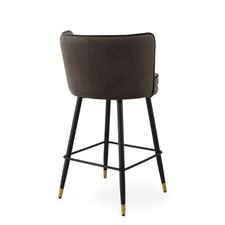 Counter Stool Grenada savona grey velvet