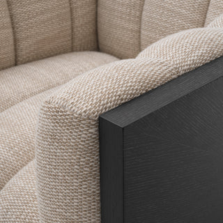 Swivel Chair Davide skyward sand