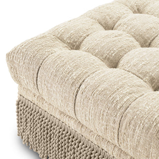 Ottoman Dorantes bouclé sonata cream