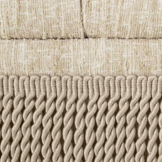 Ottoman Dorantes bouclé sonata cream