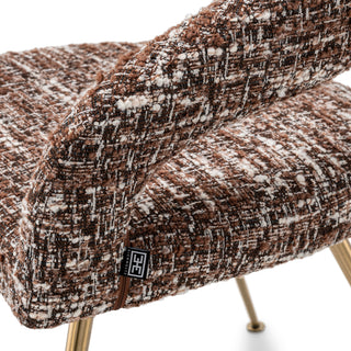 Dining Chair Bravo bouclé sonata red