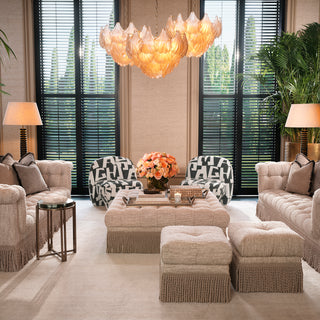 Upholstered Black Accent Chair Lugo