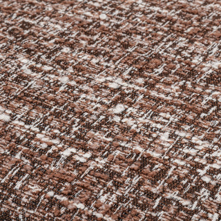 Red Boucle Accent Chair Merida