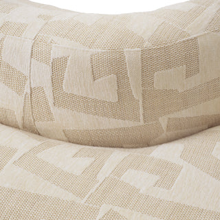 Geometric Pattern Curved Sofa Julita