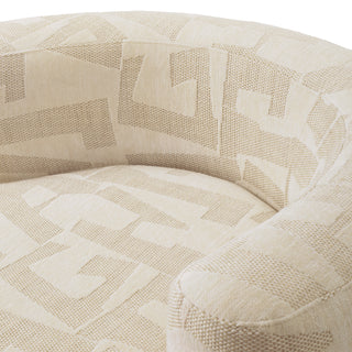 Geometric Pattern Curved Sofa Julita