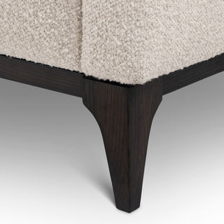 Chair Brannan bouclé chalk white