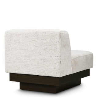 Chair Bastion seashell off-white charcoal veneer