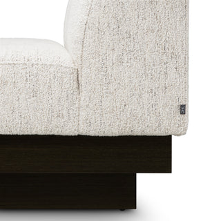 Chair Bastion seashell off-white charcoal veneer