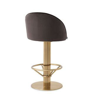 Counter Stool Dorland roche dark grey velvet