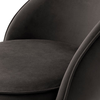 Counter Stool Dorland roche dark grey velvet
