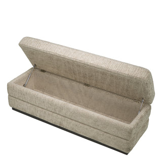 Bench Valmont creststone beige ebony finish