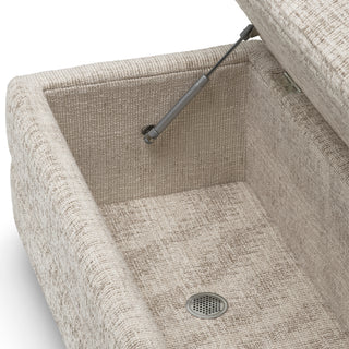 Bench Valmont creststone beige ebony finish