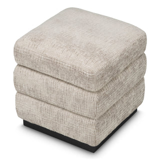 Stool Valmont creststone beige ebony finish