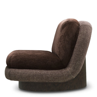 Swivel Chair Galiano bayard brown renato brown dark brown mappa burl veneer