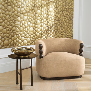 Chair Grimaud renato honey ebony finish
