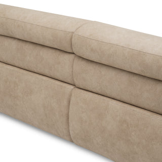 Sofa Marvella faux leather valente beige renato ecru