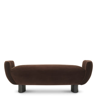 Bench Stirling sonoma brown velvet