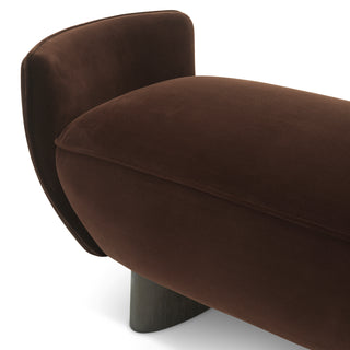 Bench Stirling sonoma brown velvet