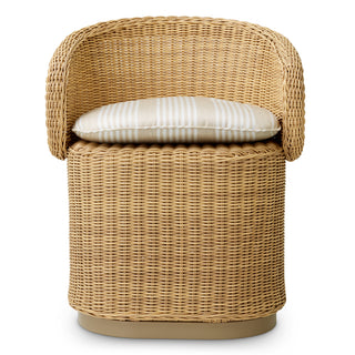 Outdoor Dining Chair San Remo faux rattan saville beige