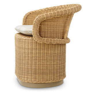 Outdoor Dining Chair San Remo faux rattan saville beige