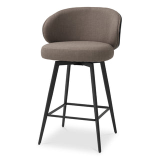 Upholstered Counter Stool Camerota Scalea Gray