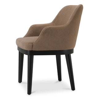 Dining Chair Costa with shelf sabino brown
