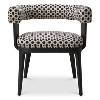 Dining Chair Dubois black oak veneer sunbeam black
