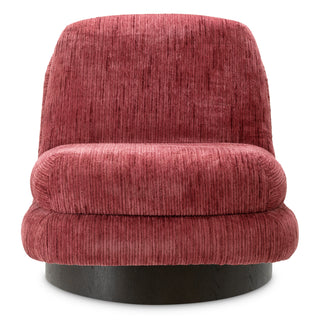 Swivel Chair Galiano terren bordeaux ebony oak veneer