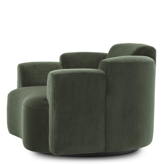 Swivel Chair Marbella torrin green velvet