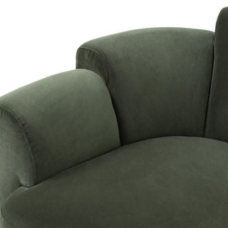 Swivel Chair Marbella torrin green velvet