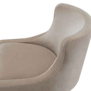 Dining Chair Chavelle black finish torrin natural velvet