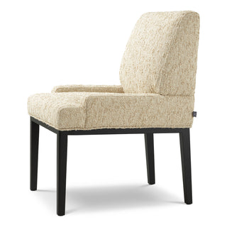 Dining Chair Bromley with arm black finish arden natural