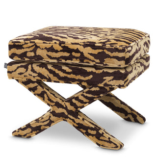 Stool Cordoba tigris brown