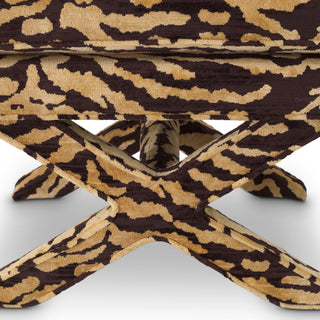 Stool Cordoba tigris brown