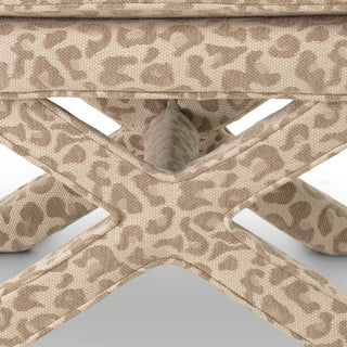 Stool Cordoba harley leopard beige
