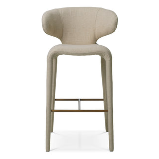Bar Stool Josephine renato ecru bronze finish