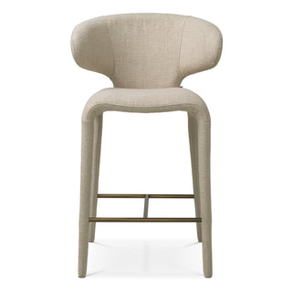 Counter Stool Josephine renato ecru bronze finish