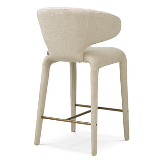 Counter Stool Josephine renato ecru bronze finish