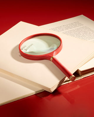 Archival Magnifying Glass - Red