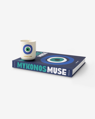 Mykonos Muse - Candle and Book Gift Set