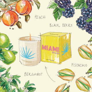 Miami Beach - Travel From Home Candle