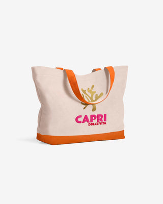 Capri Dolce Vita - Travel From Home Canvas Tote