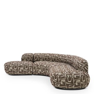Sofa Björn L davenport dark brown