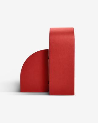 Cubist Bookends Set - Red