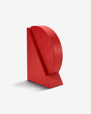 Right Cubist Bookend - Red