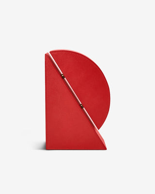Right Cubist Bookend - Red