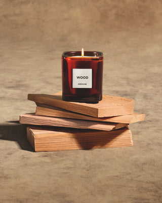 Library Candle - Wood